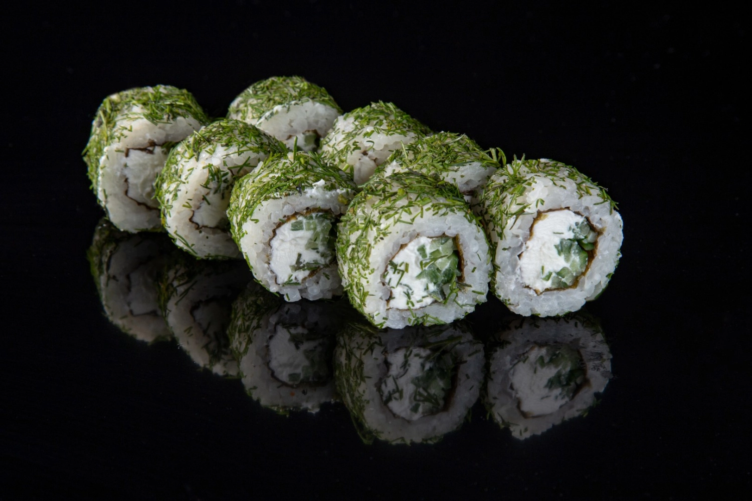 Крем ролл с огурцом