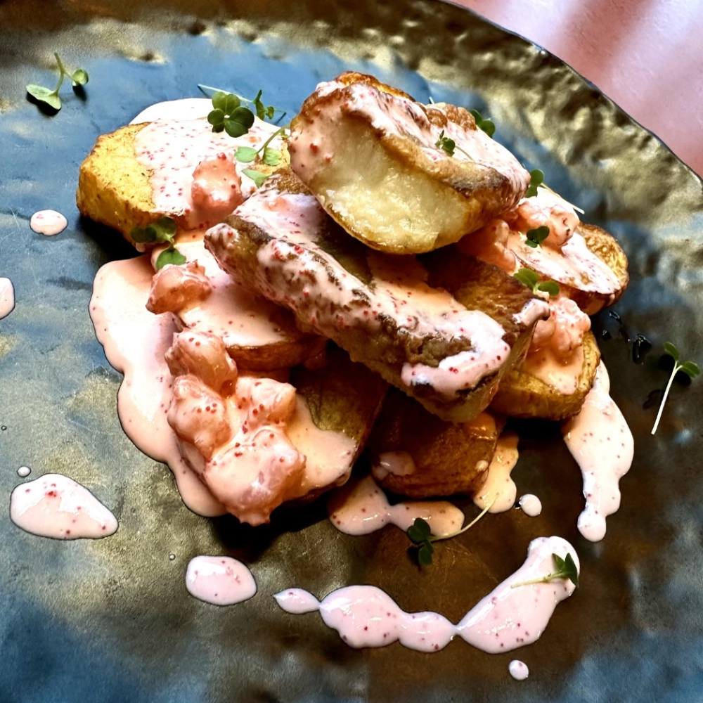 Судак с картофелем