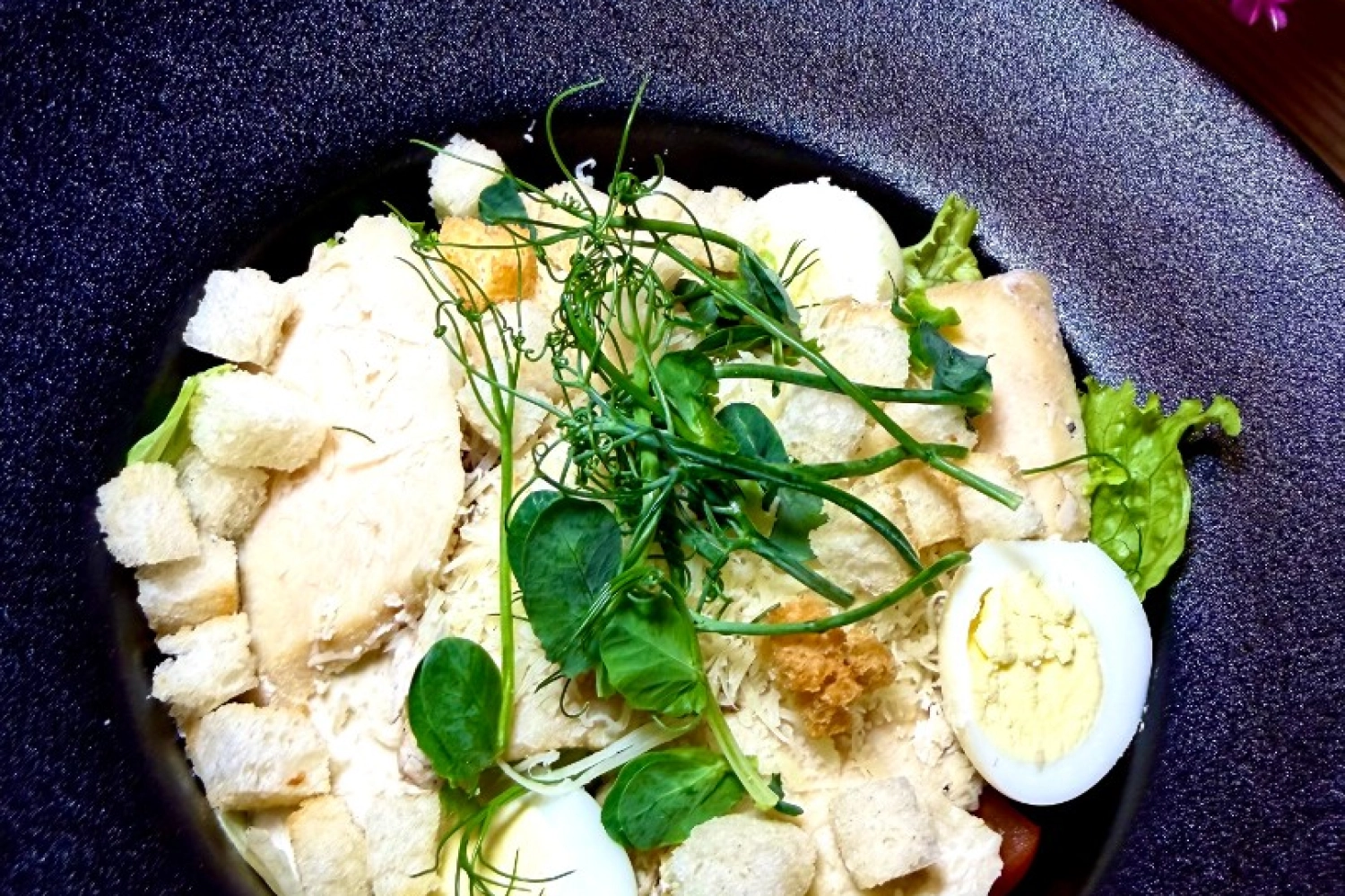 Цезарь с курицей