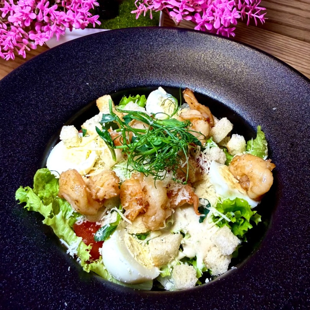 Цезарь с креветкой