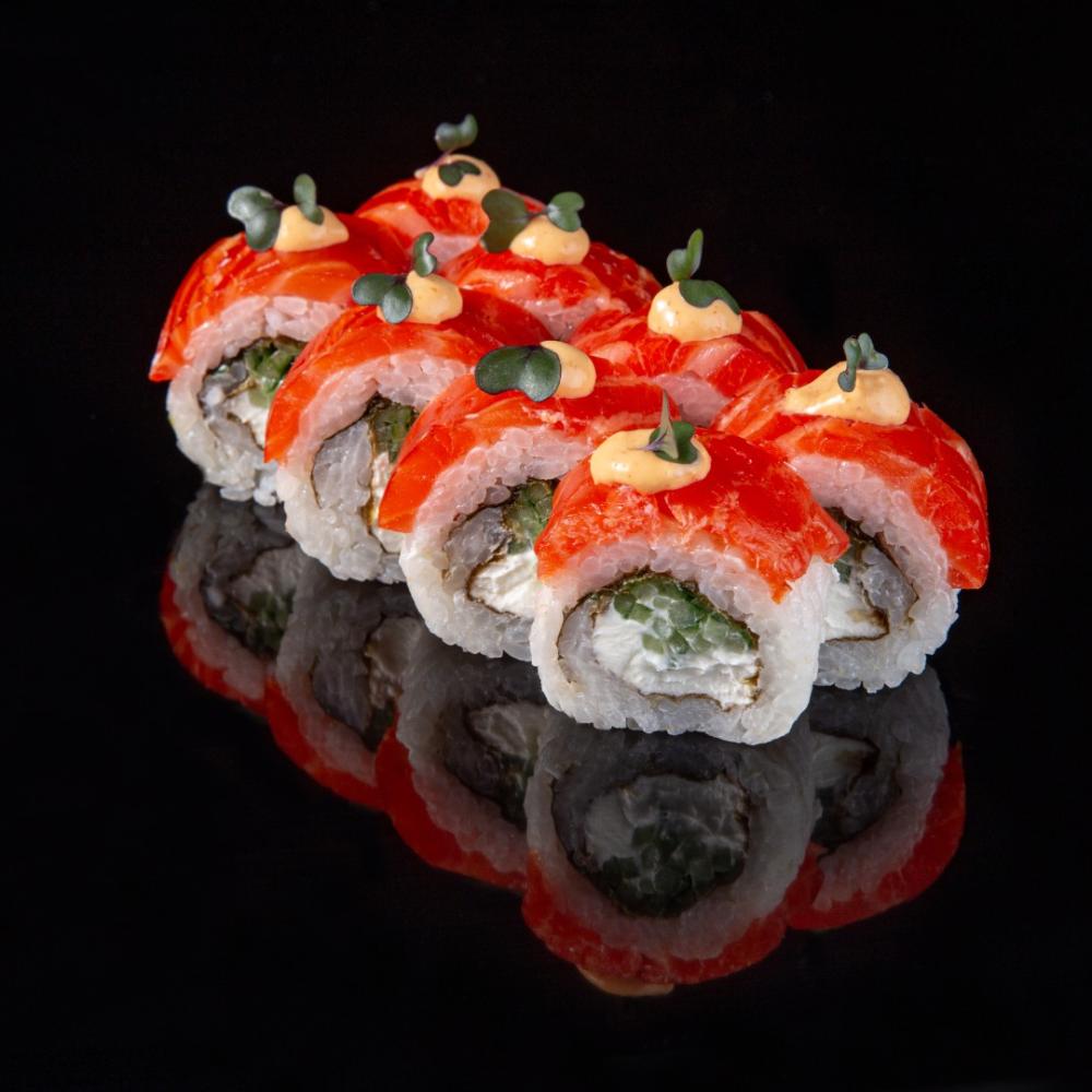 Филадельфия с копчёным лососем