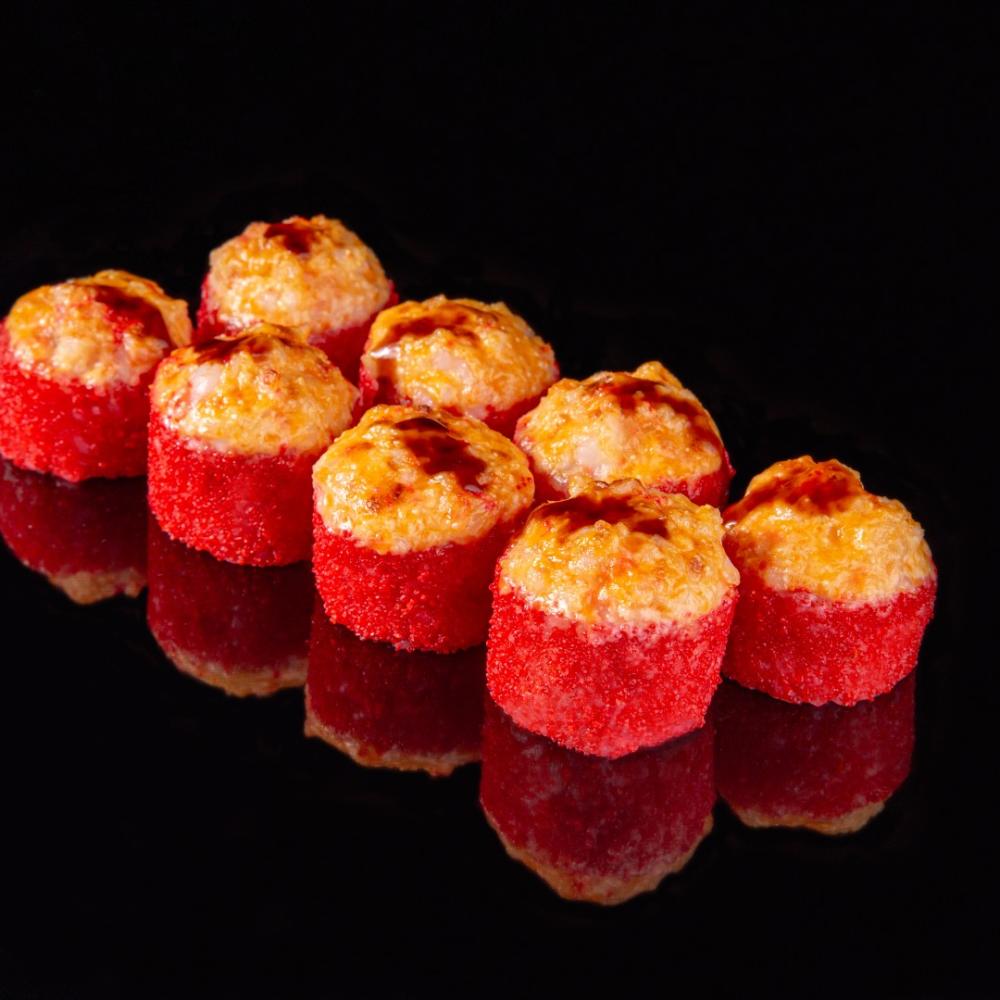 Ролл с креветкой запечённый