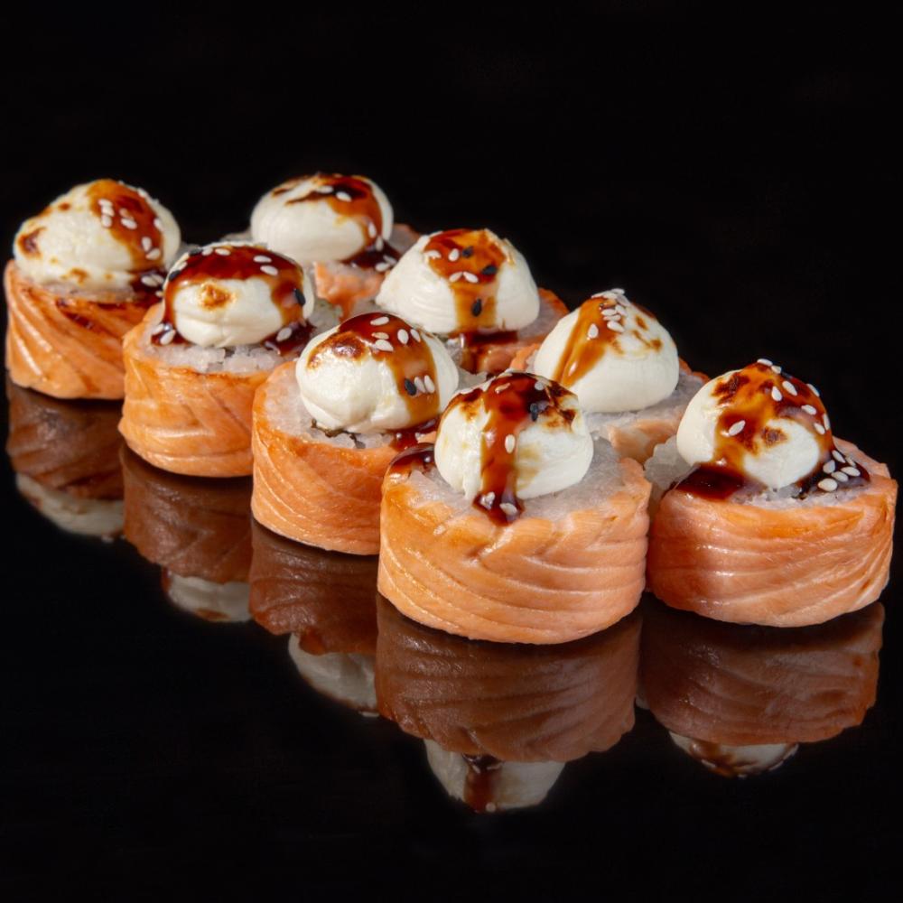 Ролл Филадельфия запечённый