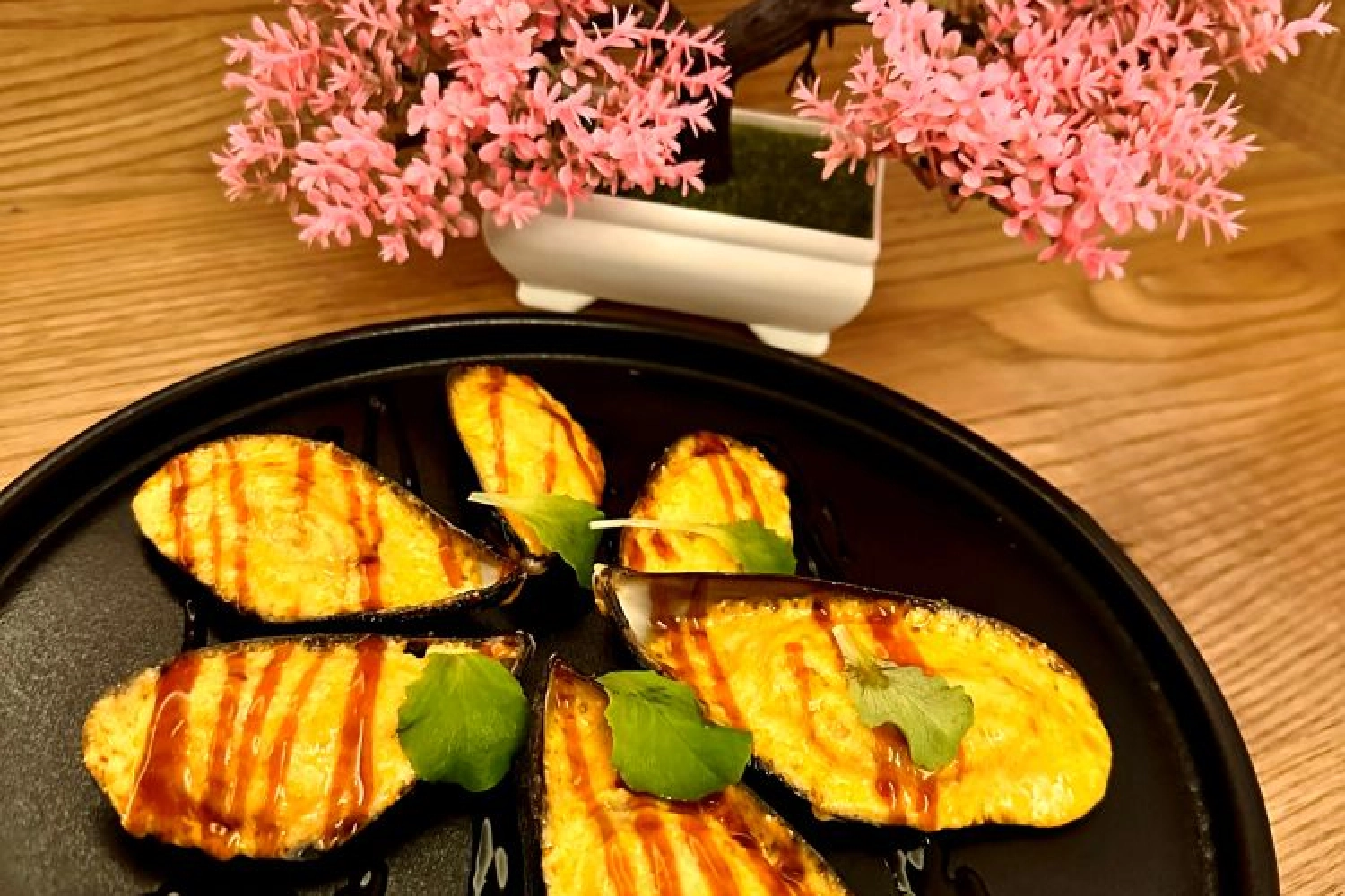 Мидии запечённые