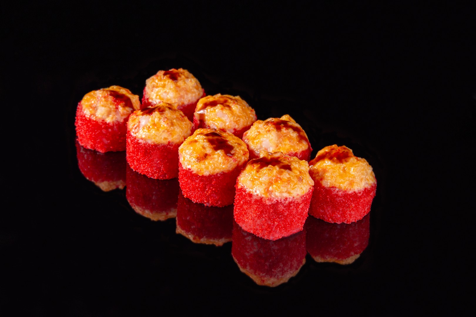 Ролл с креветкой запечёный